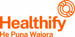 Healthify He Puna Waiora logo in orange