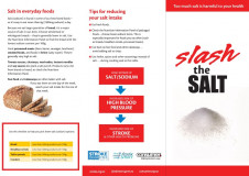 Slash the salt brochure Stroke Foundation NZ