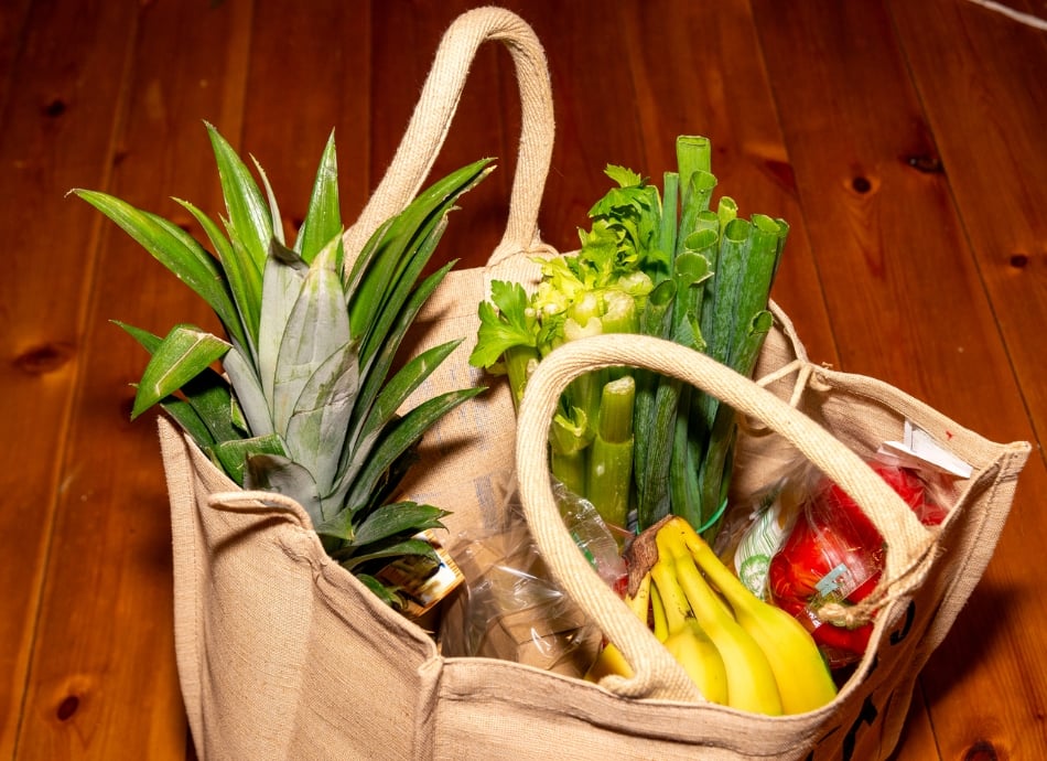 Bag of groceries
