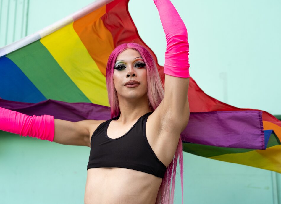 LGBTQI rainbow flag canva 950x690