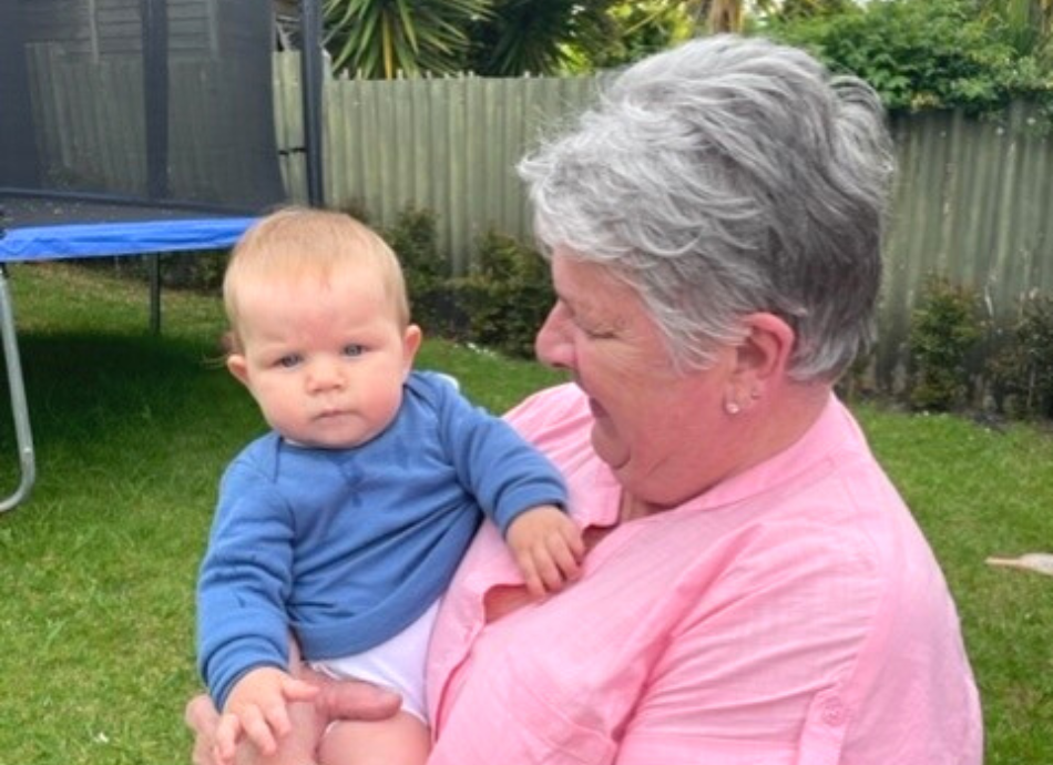 Grandmother and mokopuna HN