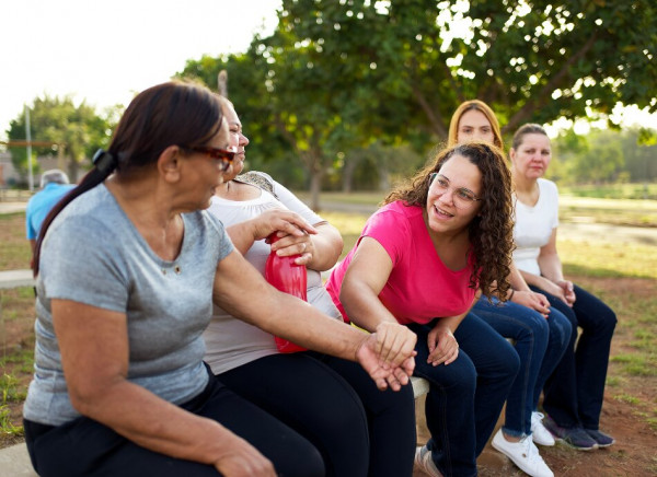 Women meeting up