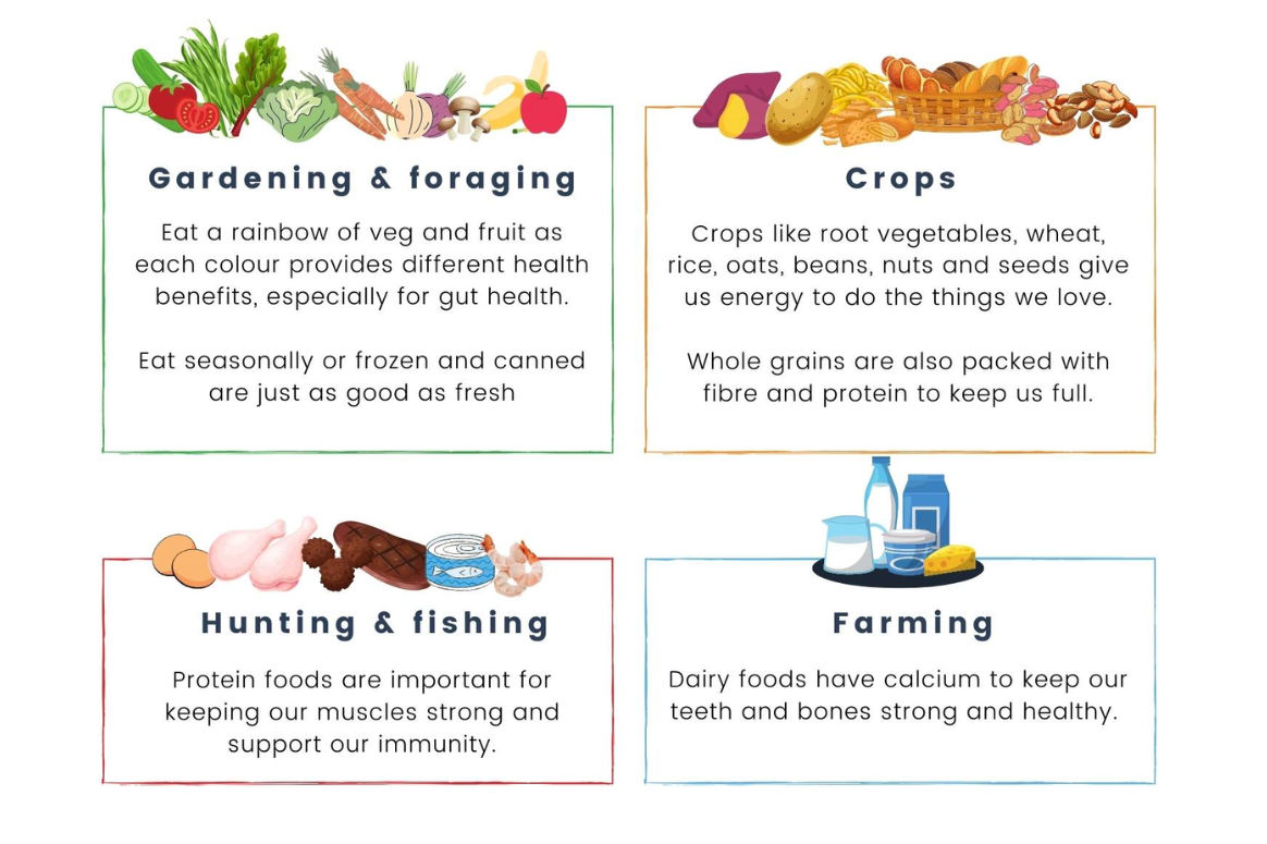 Eating for health and how it matches the environment