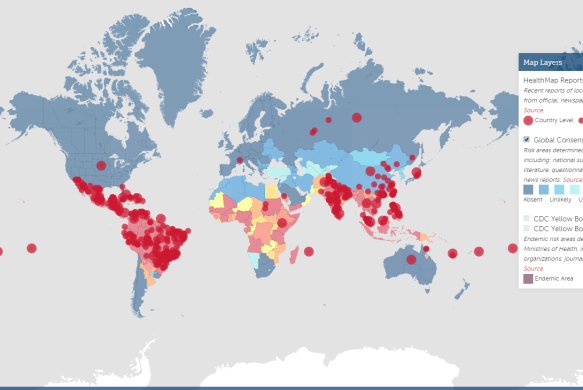 dengue map