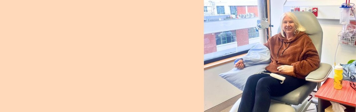 woman having chemotherapy slider