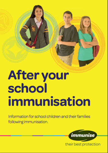 after your school immunisation moh nz