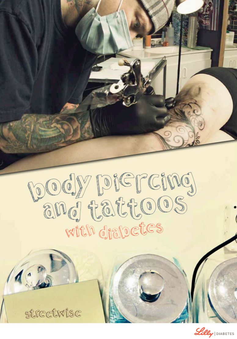 body piercing ang tattoos with diabetes