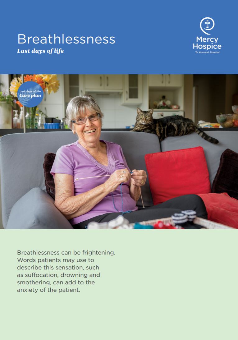 breathlessness brochure from mercy hospice