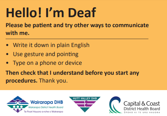 communication cards for people with deafness 2021