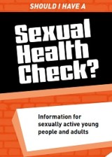 Image for should I have a sexual health check brochure