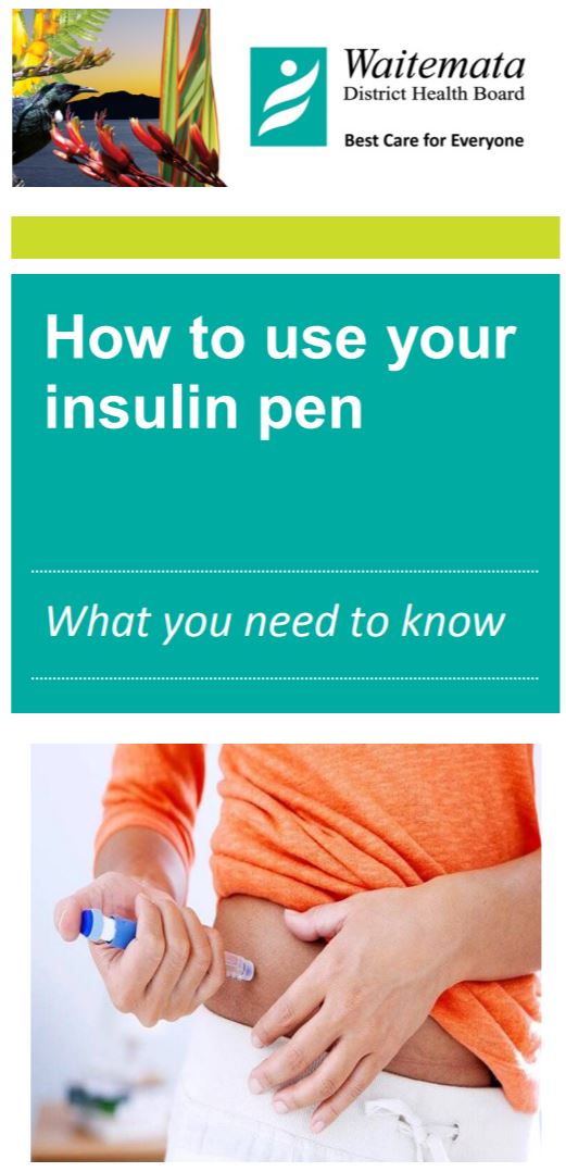 how to use your insulin pen