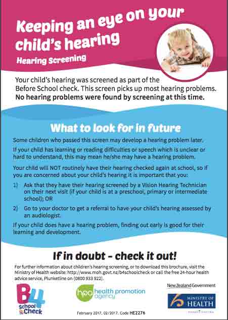 keeping an eye on your childs hearing