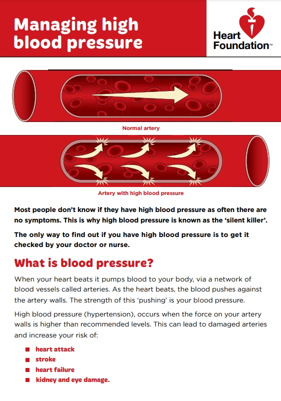 managing high blood pressure