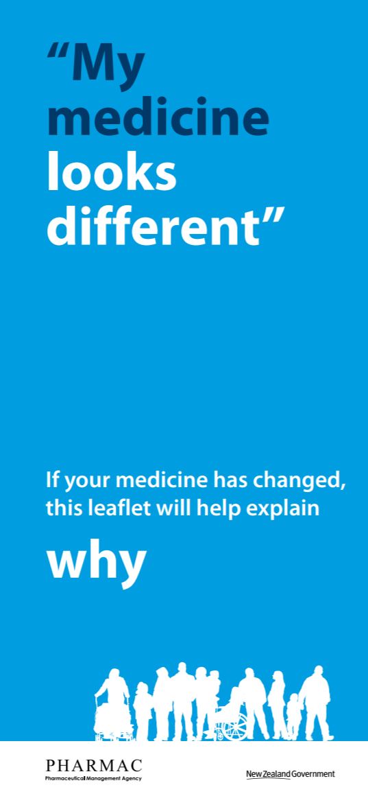 my medicine looks different leaflet