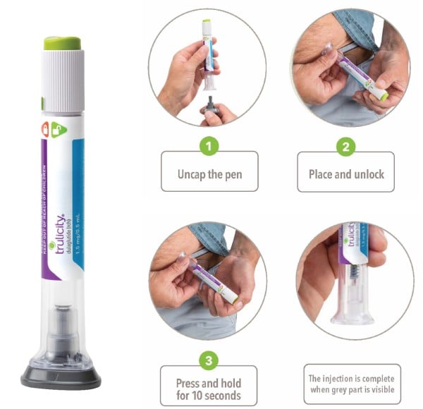 Image of pen injection instructions
