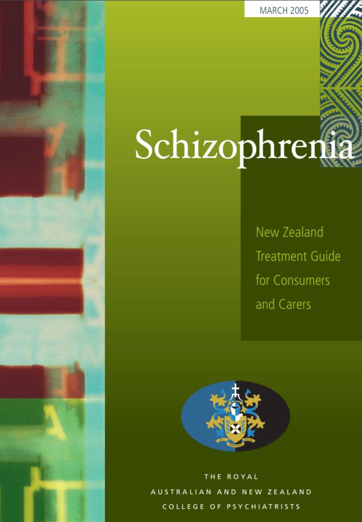 schizophrenia nz treatment guide for consumers and carers
