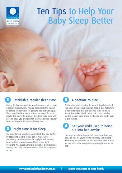 ten tips to help your baby sleep better