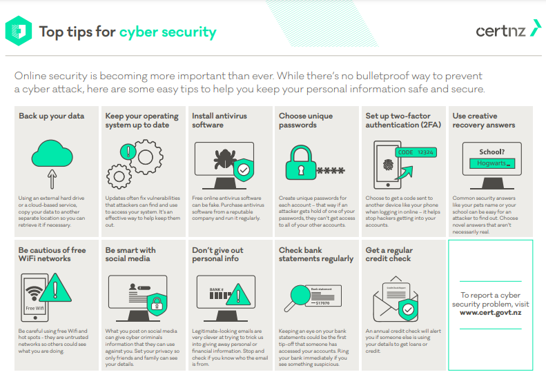 top tips for cybersecurity