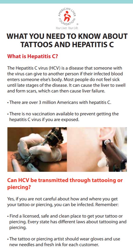 what you need to know about tattoos and hepatitis c