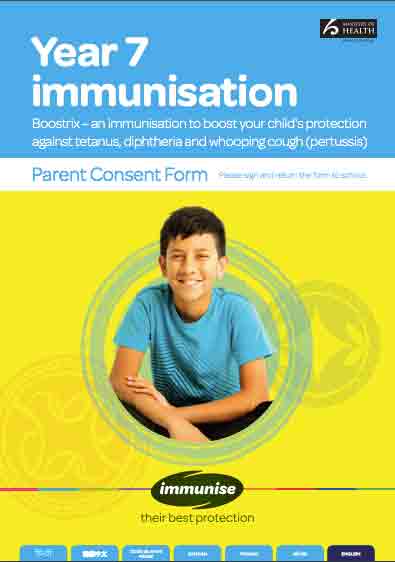 year 7 immunisation for tetanus diphtheria and whooping cough moh nz