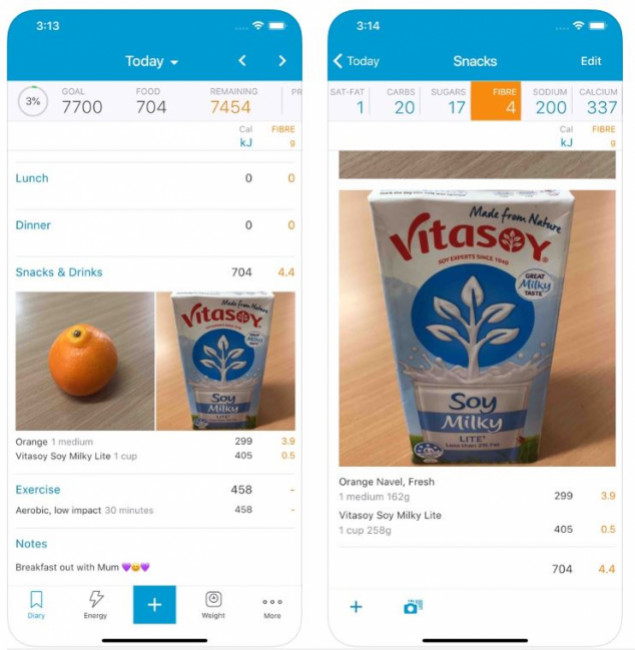 Easy Diet Diary NZ App Healthify